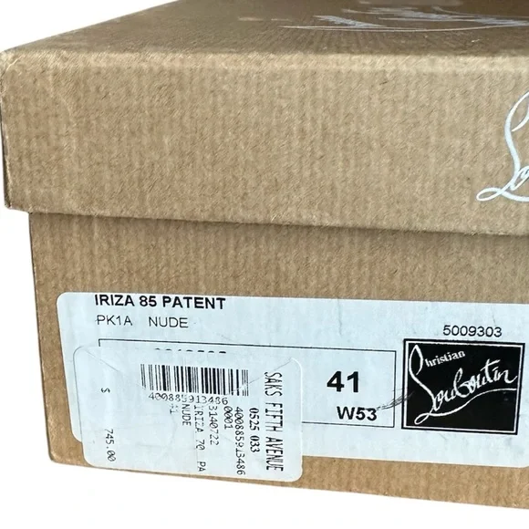 Christian Louboutin Iriza 85mm nude heels RETAIL 895 - Picture 5 of 10